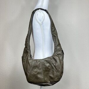 Women's Leather Hobo Cross Body Shoulder Bag NWT Brown Coronado Of California‎